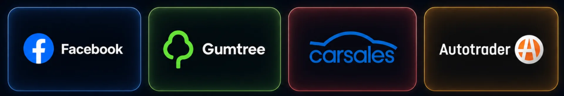 Search Facebook Marketplace, Gumtree, Carsales and Autotrader in one place
